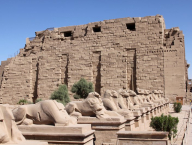 Vstup do chrámu v Karnaku